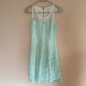Light Blue Lacey Dress